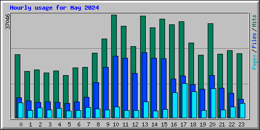 Hourly usage for May 2024